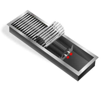 Конвекторы встраиваемые в пол