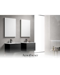 Тумба с раковиной AltroBagno Trento 600 Black